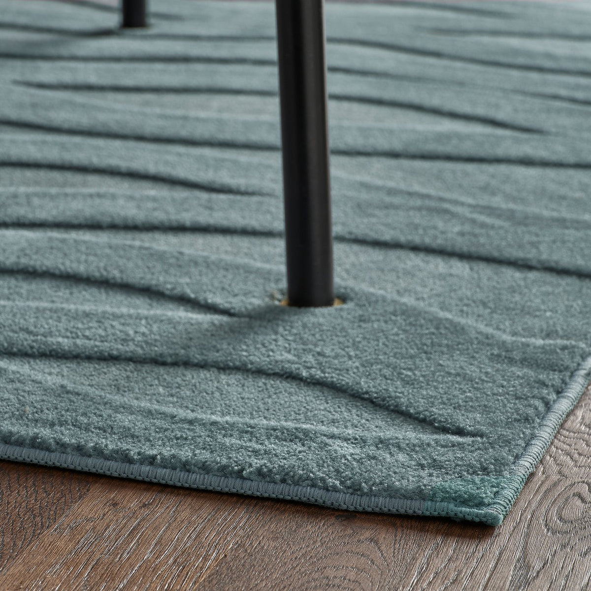 VÄXELFEL rug, low pile, blue, 160x230 cm