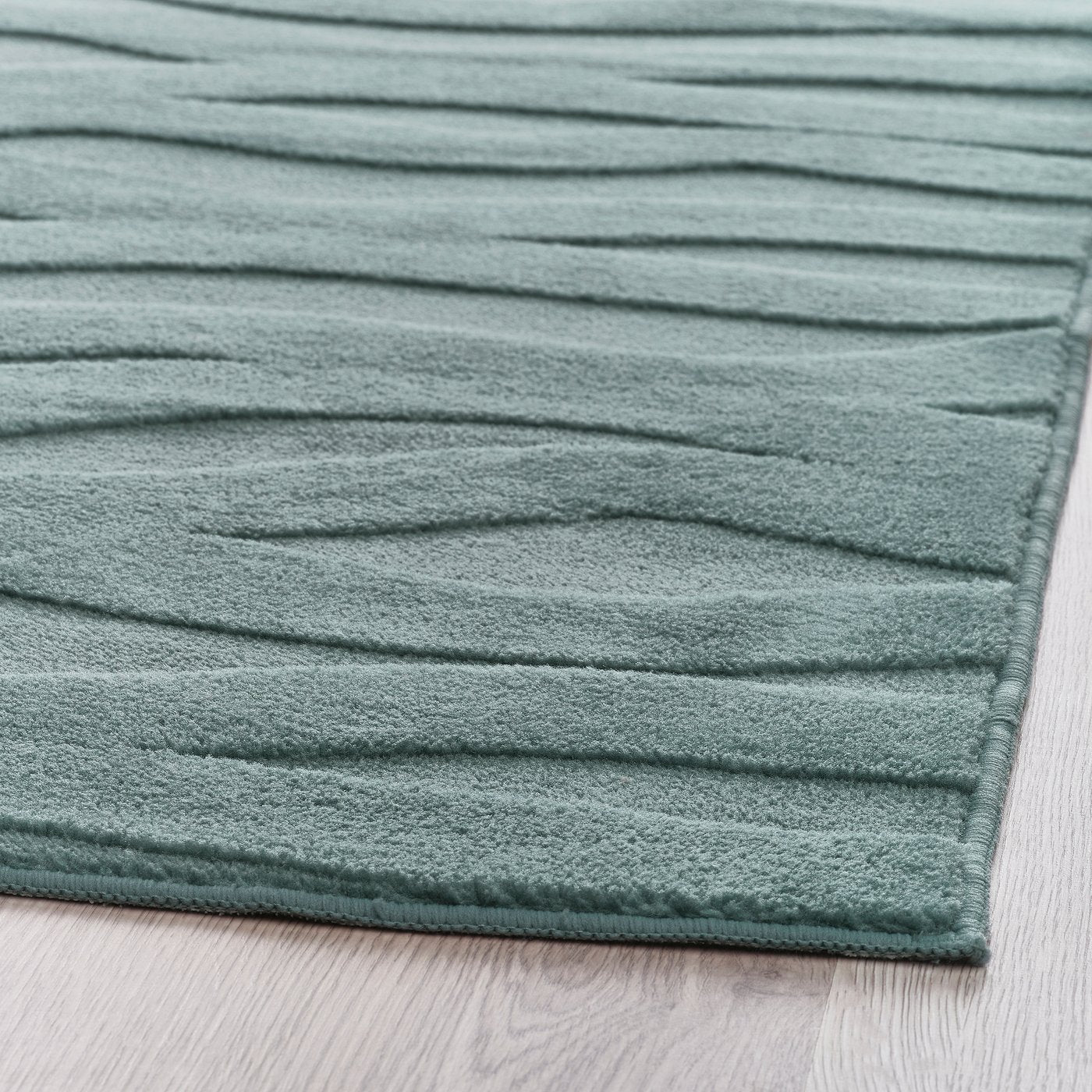 VÄXELFEL rug, low pile, blue, 160x230 cm