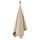 VÅGSJÖN hand towel, light beige, 50x100 cm