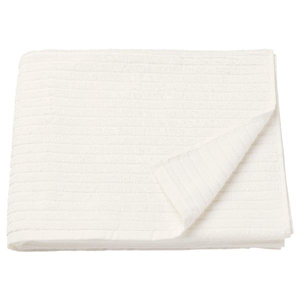 VÅGSJÖN towel, white, 70x140 cm