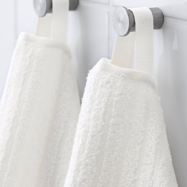 VÅGSJÖN - VÅGSJÖN Hand towel, white, 50x100 cm