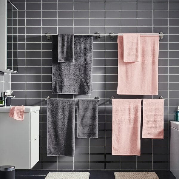 Ikea VÅGSJÖN - Hand towel, dark grey, 50x100 cm