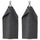 VÅGSJÖN guest towel, dark grey, 50x30 cm, 2 pack