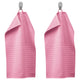 VÅGSJÖN guest towel, pink, 50x30 cm, 2 pack