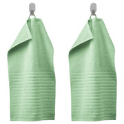 VÅGSJÖN guest towel, light green, 30x50 cm, 2 pack