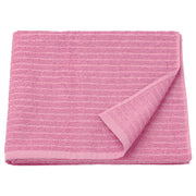 VÅGSJÖN bath towel, pink, 70x140 cm