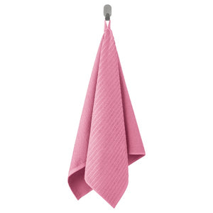 VÅGSJÖN hand towel, pink, 50x100 cm