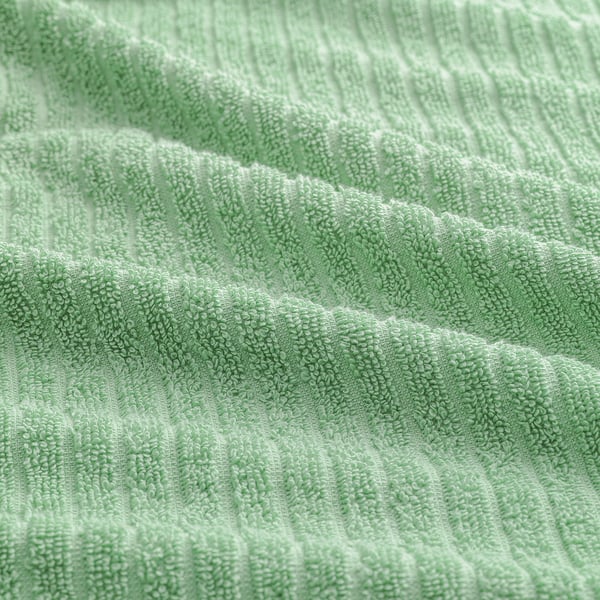 VÅGSJÖN hand towel, light green, 50x100 cm