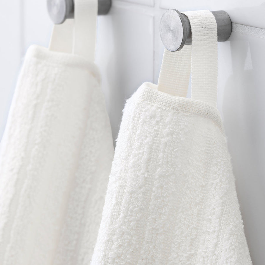 VÅGSJÖN towel, set of 6, white