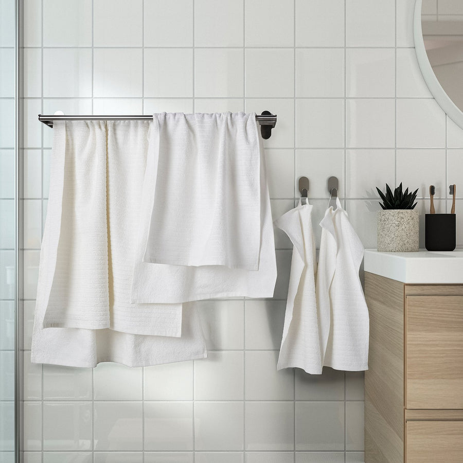 VÅGSJÖN towel, set of 6, white