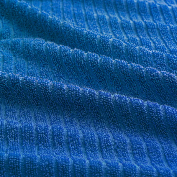 VÅGSJÖN bath sheet, bright blue, 100x150 cm