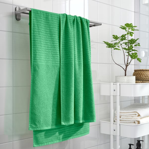 VÅGSJÖN bath sheet, bright green