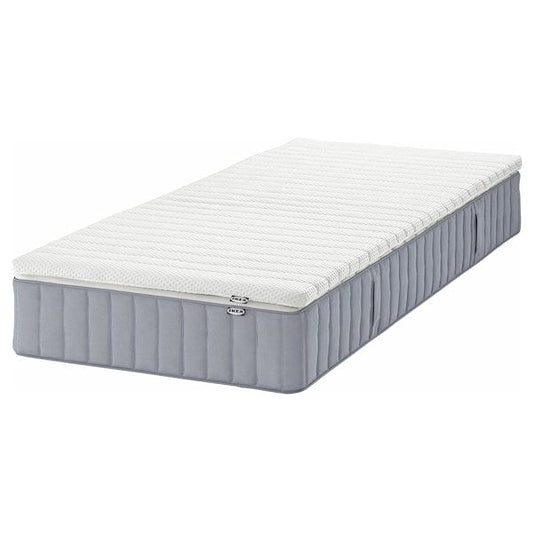 Ikea VALEVÅG - Mattress and topper, extra rigid Azure/Nisseholm white,80x200 cm