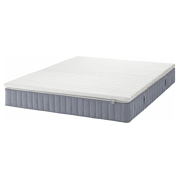 Ikea VALEVÅG - Mattress and topper, extra rigid Azure/Nisseholm white,140x200 cm
