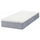 VALEVÅG - Mattress and topper, extra firm blue/Nordberget white,90x200 cm