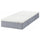 VALEVÅG mattress and mattress pad, firm light blue/Nisseholm white, 120x200 cm