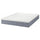 VALEVÅG mattress and mattress pad, firm light blue/Nisseholm white, 180x200 cm