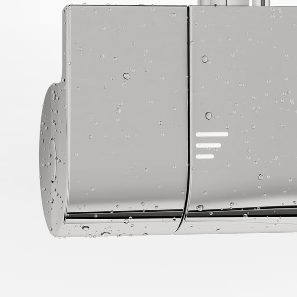 VALLAMOSSE thermostatic shower mixer, chrome-plated, 150 mm