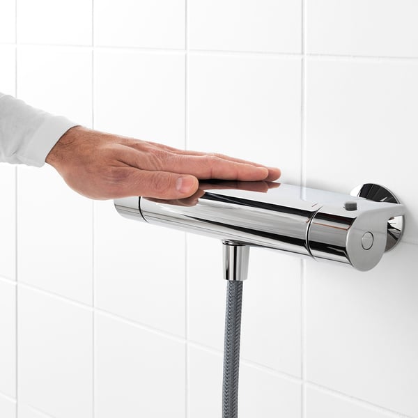 VALLAMOSSE thermostatic shower mixer, chrome-plated, 150 mm