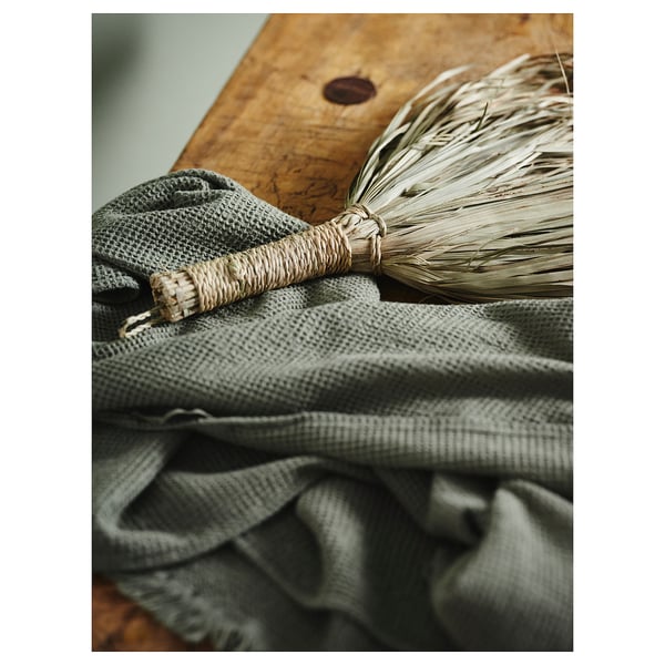 VALLASÅN hand towel, light green, 50x100 cm