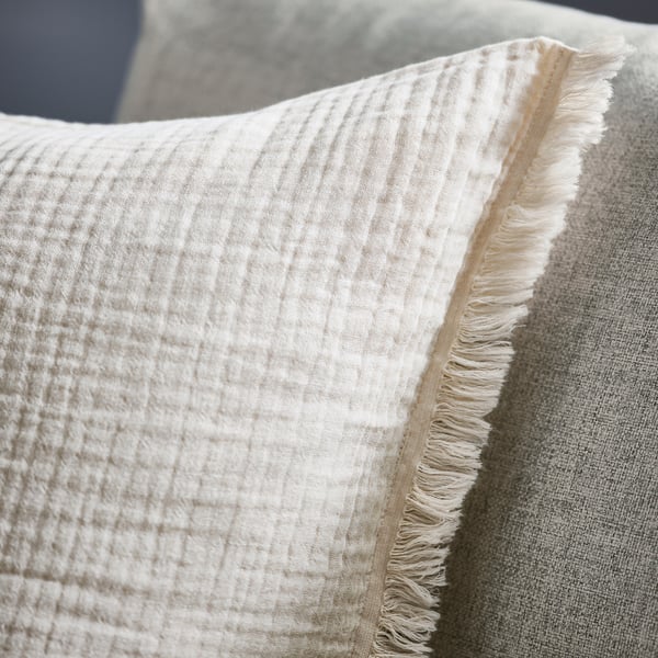 VALLKRASSING cushion cover, off-white, 50x50 cm