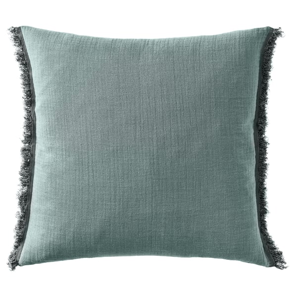 VALLKRASSING - VALLKRASSING Cushion cover, light blue-grey, 50x50 cm