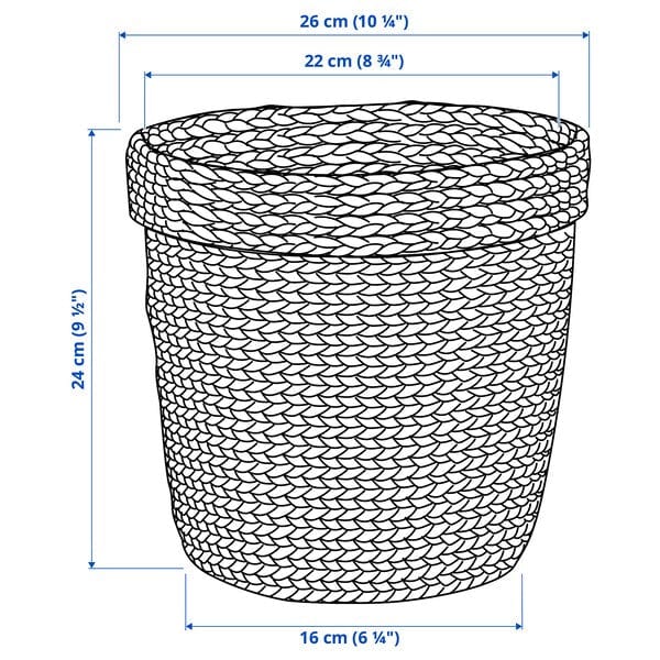 Ikea VALLMOFRÖN - Planter, herbaceous plant, 19 cm