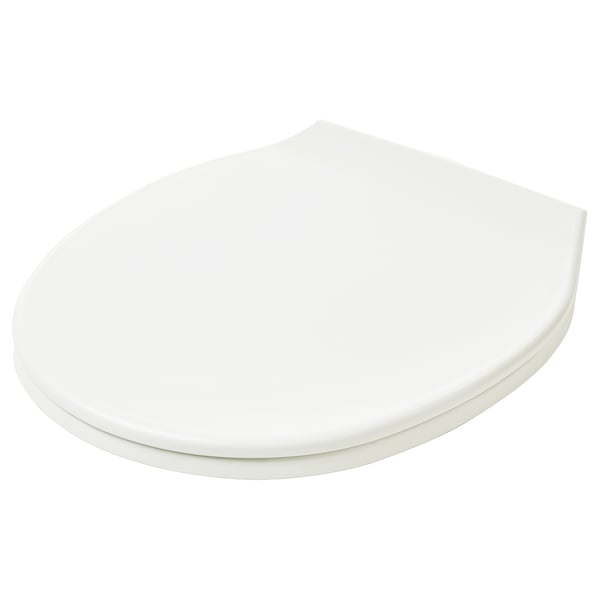 VALLOXEN toilet seat, white, 44x36.0 cm