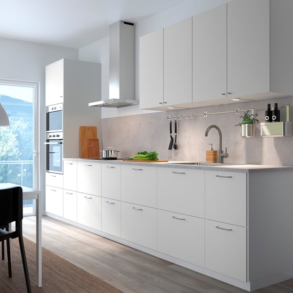 VALLSTENA door, white, 40x200 cm