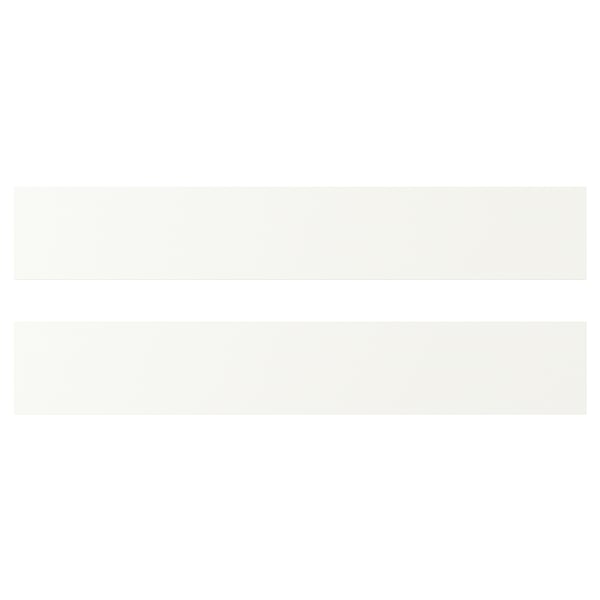 VALLSTENA drawer front, white, 60x10 cm, 2 pack
