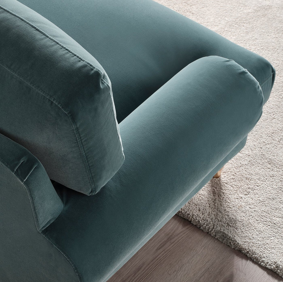 VALNÄS 2-seat sofa, Alhamn dark grey-blue, 206 cm