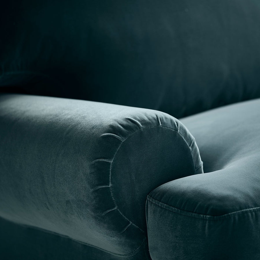 VALNÄS 2-seat sofa, Alhamn dark grey-blue, 206 cm