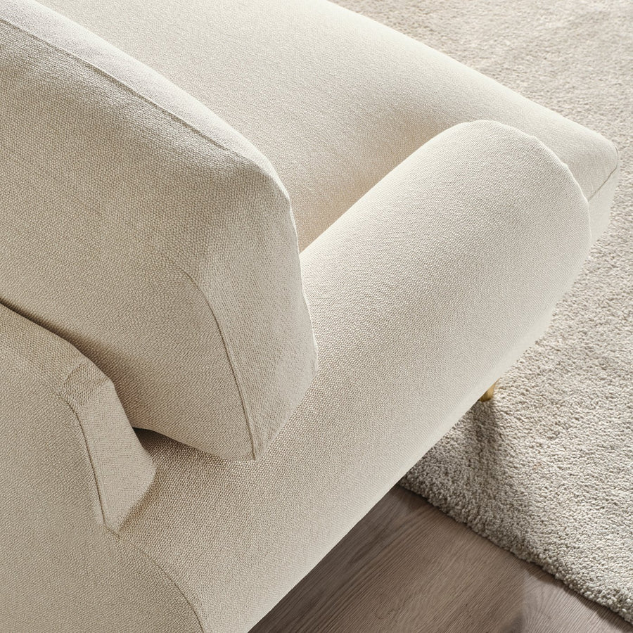 VALNÄS 3-seat sofa, Knäbäck light beige, 246x90x94 cm