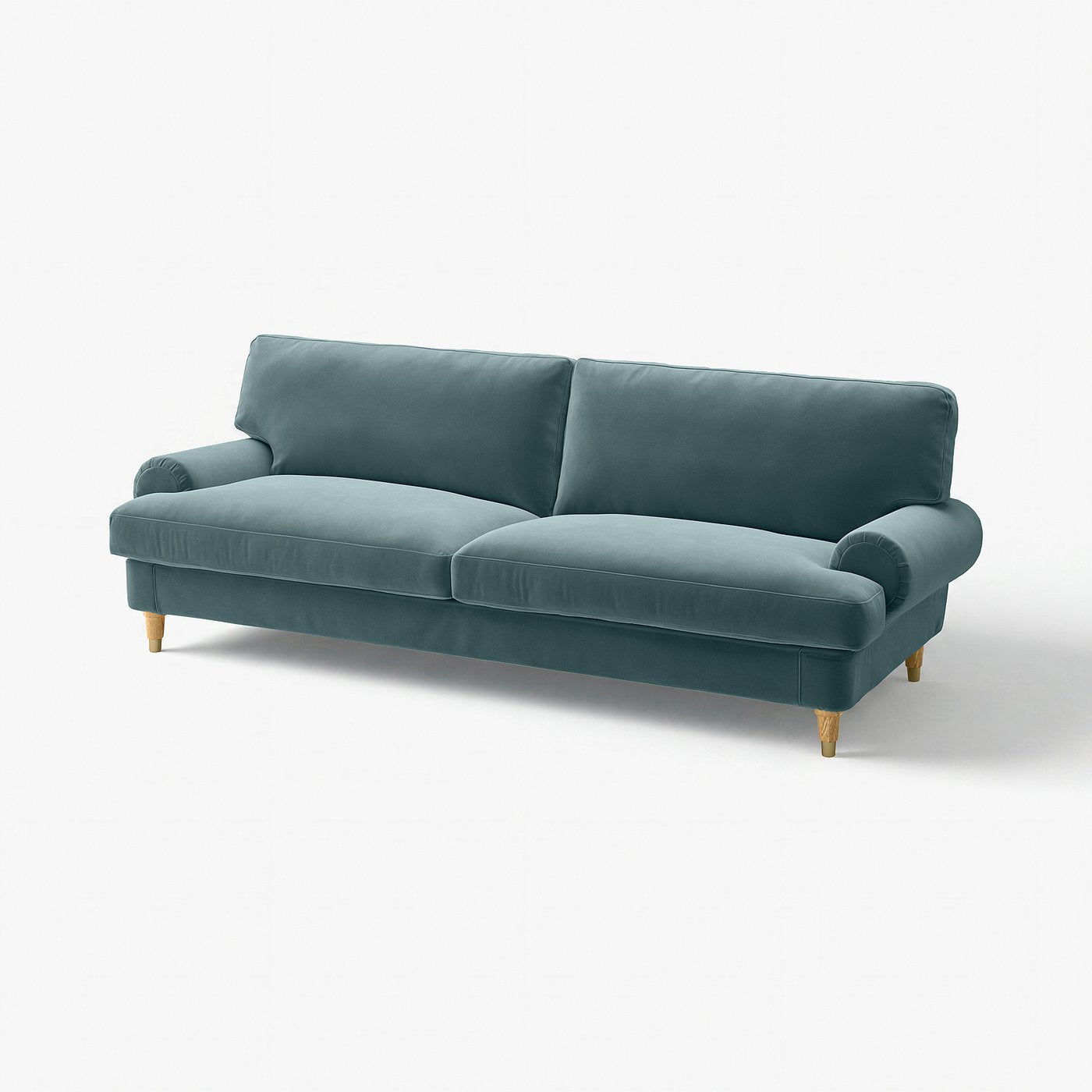 VALNÄS cover for 3-seat sofa, Alhamn dark grey-blue