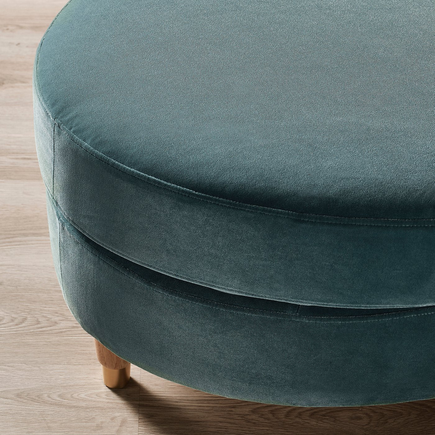 VALNÄS footstool, Alhamn dark grey-blue, 97x43x70 cm