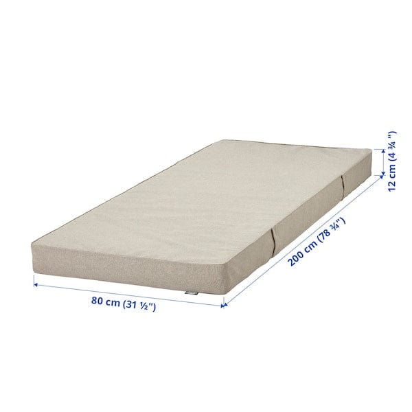 Ikea VANNAREID Pocket spring mattress - extra rigid/beige 80x200 cm , 80x200 cm