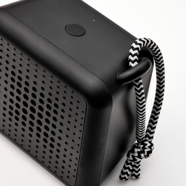 VAPPEBY - VAPPEBY Bluetooth speakers, black/set of 2 waterproof