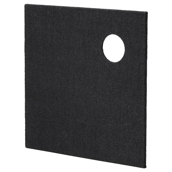 Ikea VAPPEBY - Front for bluetooth speaker, black, 20x20 cm