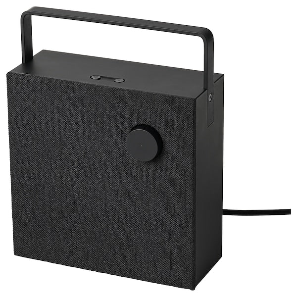 VAPPEBY - Front for bluetooth speaker, black, 20x20 cm