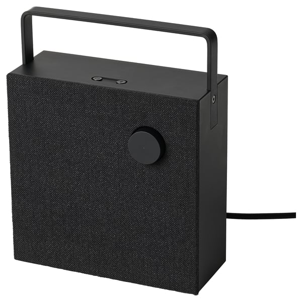 VAPPEBY - VAPPEBY Front for bluetooth speaker, black, 20x20 cm