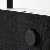 VAPPEBY - Front for bluetooth speaker, black, 20x20 cm