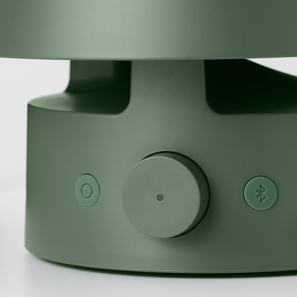 VAPPEBY - Bluetooth® lamp/box, outdoor/green