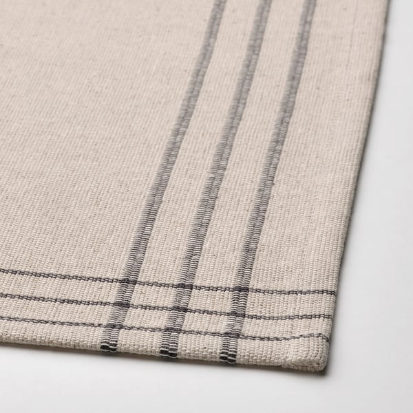 VÅRARV place mat, dark grey/natural, 35x45 cm