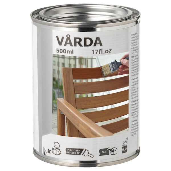 VÅRDA - Wood stain, outdoor use, light brown