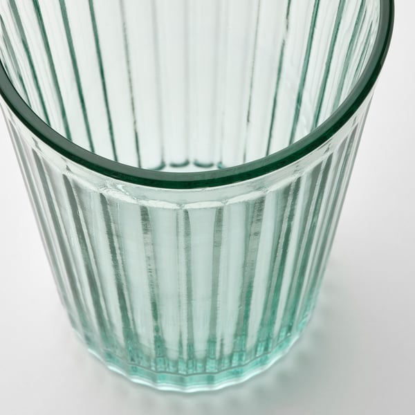 VARDAGEN glass, light turquoise, 31 cl, 4 pack