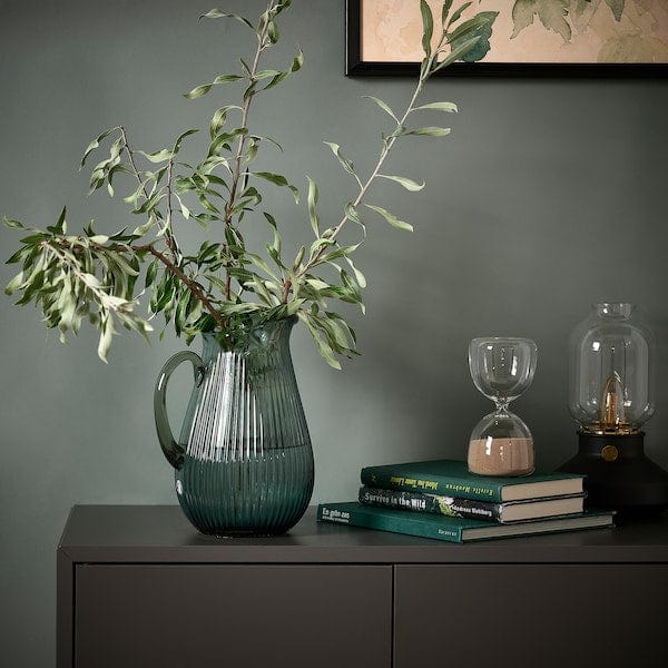 Ikea VARDAGEN - Jug, patterned/dark grey-green, 2 l