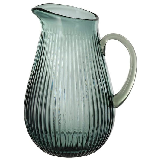 Ikea VARDAGEN - Jug, patterned/dark grey-green, 2 l