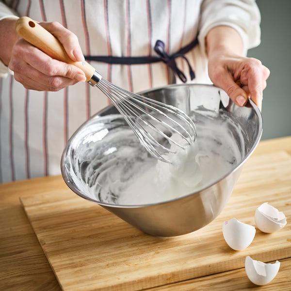 VARDAGEN mixing bowl, stainless steel, 4 l
