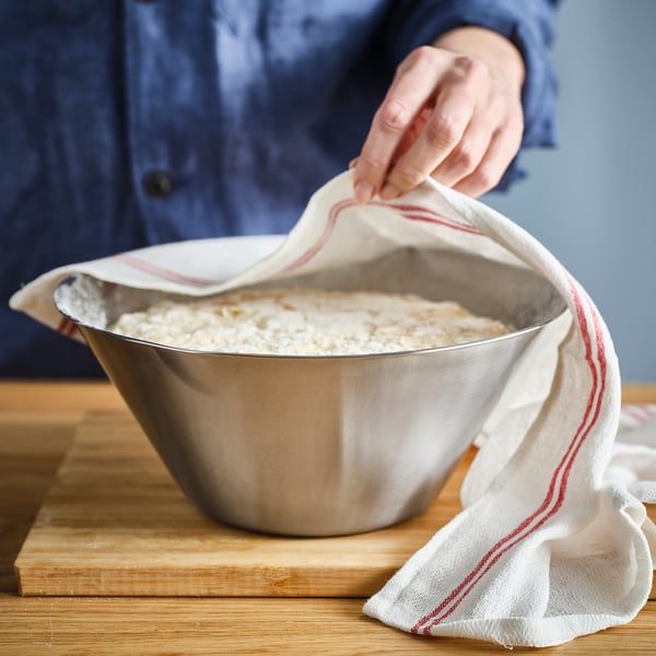 VARDAGEN mixing bowl, stainless steel, 4 l
