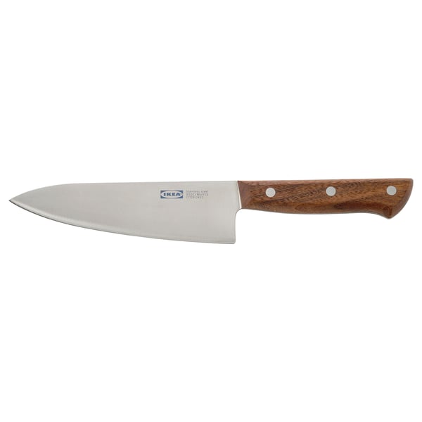 VARDAGEN cook's knife, stainless steel/walnut, 16 cm